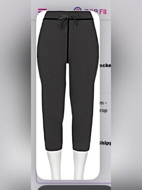 Pop Fit Cropped Joggers